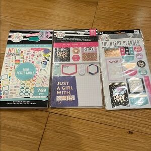 The Happy Planner Boss Babe Sticker Packs & Color Story Stickers